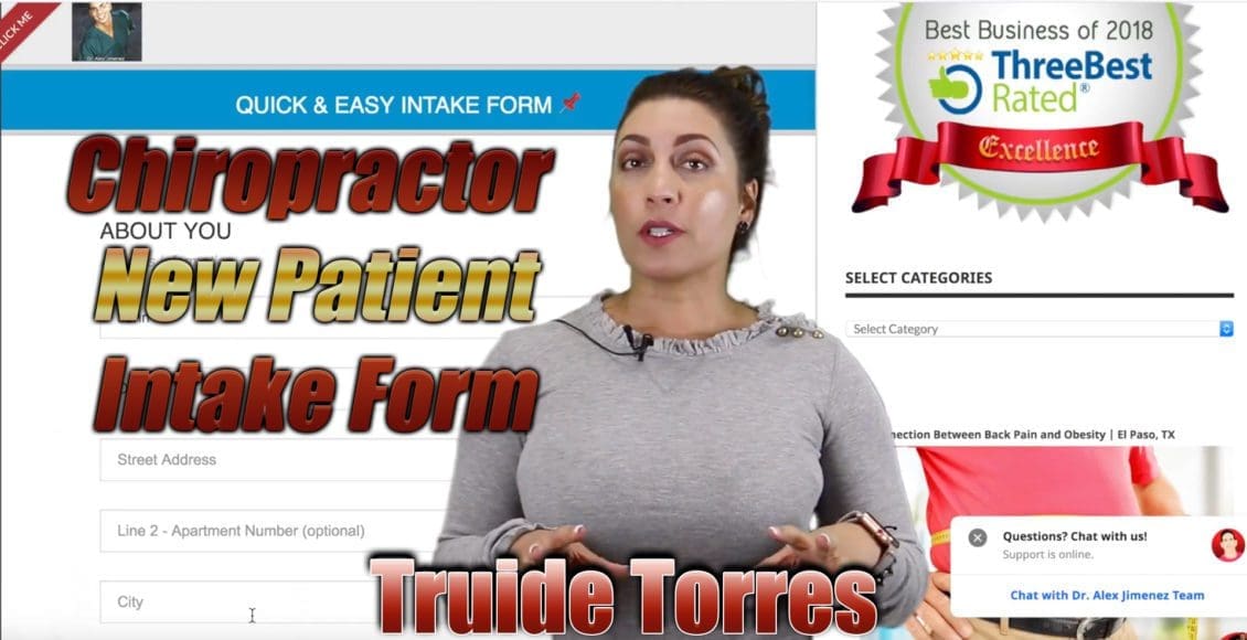new patient intake form el paso tx.