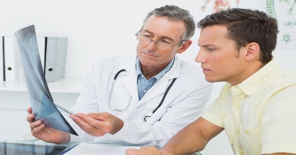 blog picture of doctor explaining to patient about hearing loss