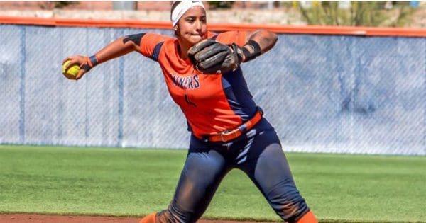 blog picture of college softball player