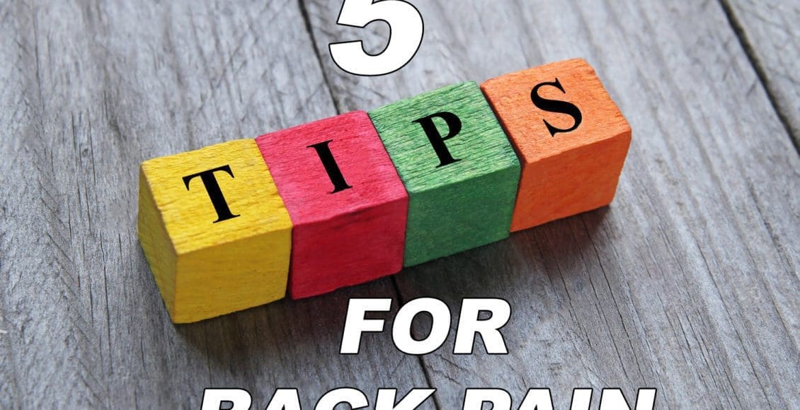 chiropractic tips for back pain