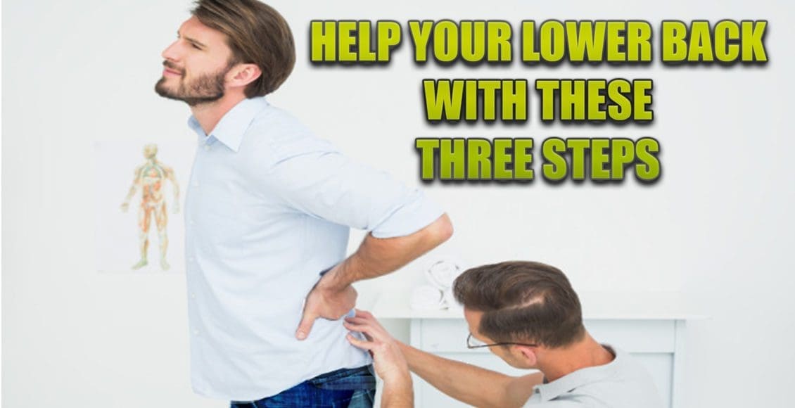 three steps lower back pain el paso tx.